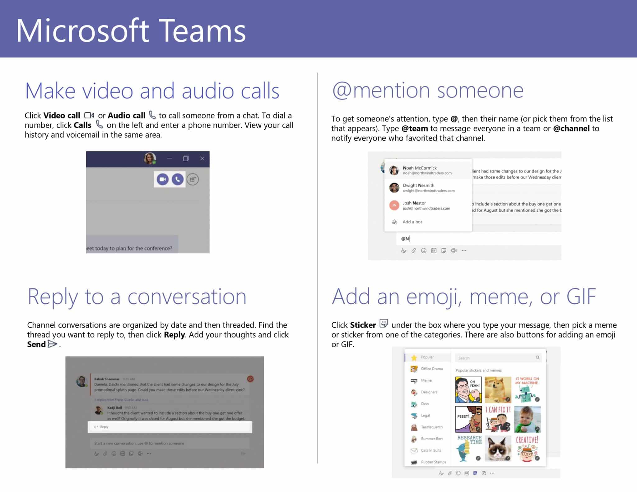 Microsoft Teams Quick Start Guide | Xantrion